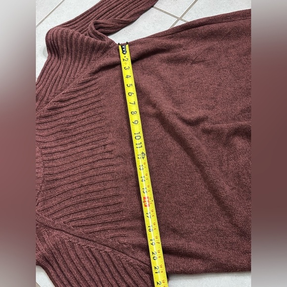 Columbia Men Knit Ribbed Crew Neck Sweater Red Pullover size XL - Picture 11 of 11